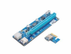 Akyga Riser PCI-E 1x - 16x USB 3.0/55cm/15cm