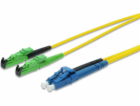 Digitus Fiber Optic Patch Cord, E2000 (APC) to LC (PC) Si...