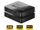 PREMIUMCORD HDMI splitter 1-2 porty, s napájením z USB, 4...