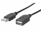 MANHATTAN Kabel USB 2.0 prodlužovací  A Male / A Female 1...