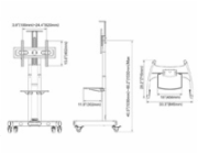 Profesionální stojan na Tv NB AVA1500 - držák