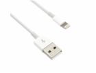 Kabel C-TECH USB 3.0 AM na Type-C kabel (AM/CM), 1m, bílý...