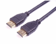 PremiumCord HDMI 2.1 High Speed + Ethernet kabel/ 8K@60Hz / zlacené konektory/ 0,5m/ černý