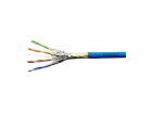 Kabel F/FTP Cat.6a 500 MHz 4x2xAWG23, LS0H modrý, Dca, 500m