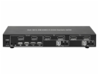 TECHLY 101928 2-port DisplayPort/USB dual-monitor KVM swi...