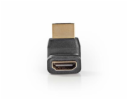 NEDIS adaptér HDMI/ konektor HDMI – zásuvka HDMI/ úhlový 270°/ černý/ box