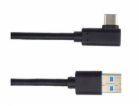 PREMIUMCORD Kabel USB typ C/M zahnutý konektor 90° - USB ...