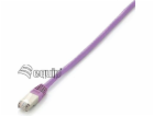 Equip Patchcord Cat6, S/FTP, 15m, fialový (605558)