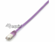 Equip Patchcord Cat6, S/FTP, 15m, fialový (605558)