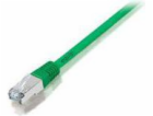 Equip Patchcord S/FTP, Cat6A, 50cm, zelený (605647)