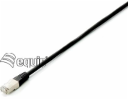 Equip Patchcord Cat6a, S/FTP, 5m, černý (605694)