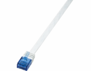 LogiLink Patchcord U/UTP, Cat6, 0,5 m, bílá (CF2021U)