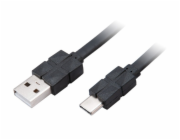 AKASA kabel PROSLIM USB 2.0 Type-C na Type-A, 30cm