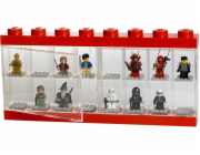 LEGO Minifiguren Display Case 16 rot, Aufbewahrungsbox