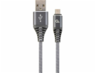 Gembird USB kabel USB 2.0 kabel (AM/microUSB M) 2m grafit...