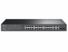 TP-Link TL-SL2428P - Smart Switch PoE+ s 24 porty 10/100 ...