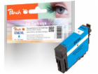 PEACH kompatibilní cartridge Epson T02W2, No 502XL azurov...