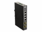 D-Link DIS-100G-6S D-Link DIS-100G-6S 4-port Gigabit Indu...