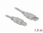 Delock Kabel USB 2.0 Typ-A samec > USB 2.0 Typ-B samec 1,8 m