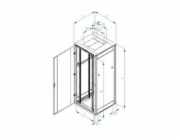 Rack Triton 19   stojanový 37U/800x800 rozebíratelný