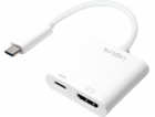 LogiLink USB-C – adaptér HDMI + USB-C bílý (DisplUA0257)