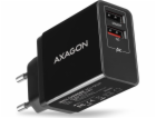 AXAGON ACU-QS24, QC & SMART nabíjačka do siete 24W, 2x po...