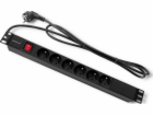 QOLTEC 54470 Power strip for RACK cabinets 1U 16 PDU 6xFR...