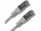 FTP patchcord, Cat.5e, RJ45 M-0,5m, chroniony, szary, eco...