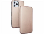 Magnetické pouzdro Book iPhone 12 6.1 Max/Pro rose gold/rose gold