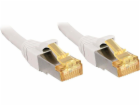 Lindy RJ-45/RJ-45 kat.7 Bílá 1m (47322)