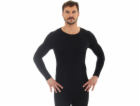 Brubeck Men s Long Sleaves Comfort Wool Black M (LS11600)