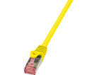 LogiLink Patchcord CAT6, S/FTP, 0,25 m, žlutý (CQ2017S)