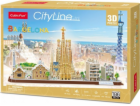 3D puzzle City Line Barcelona