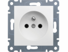 Hager Polo Single Socket Lumina2 Z/U 16A WHITE - WL1020