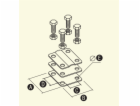 Elko-bis Universal Branch Connector s reliéfem 57x57x30mm...