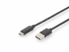 Digitus Připojovací kabel USB typu C, typ C na A M/M, 3,0...