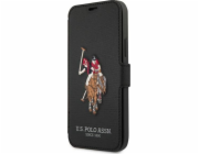 US Polo ASSN US Polo USFLBKP12LPUGFLBK iPhone 12 Pro Max 6,7 černá / černá kniha Polo Embroidery Collection