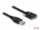 Delock Kabel USB 3.0 Typ-A samec na Typ Micro-B samec se ...