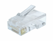 GEMBIRD LC-8P8C-002/10 LAN modular plug 8P8C for solid CAT6 LAN cable 30U 10pcs