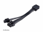 AKASA 8pin to 8+4 pin A -CBPW22 15, Power Adapter Cable