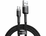 Baseus USB-A - USB-C USB kabel 2 m Černošedý (CATKLF-CG1)