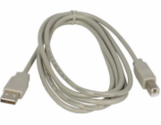 Kabel USB Logo USB-A - USB-B 5 m Szary (24120)