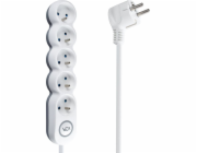 Libox LB0192 Power Strip 1,5 m bílá (LB0193-1.5)