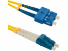 Qoltec Fiber Optic Patch Cord SC/UPC - LC/UPC | Singlemod...