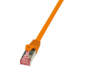 LOGILINK CQ2098S LOGILINK - Patch kabel Cat.6 S/FTP PIMF PrimeLine 10m oranžový