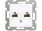 Viko Karre Double Computer Nest RJ45 KAT 5E WHITE (90963634)