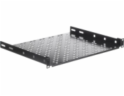 NETRACK 119-100-350-012 equipment shelf 19 1U/350mm charcoal