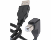 Kabel USB LAMA PLUS USB-A - USB-B 2 m Czarny