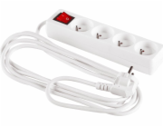 Elcan 4 Power Strip 1,5 m bílá (PM-ZW-4G-15)