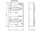 Elektro-Plast Modulární rozváděč 2x12 přisazený IP40 RN-2...